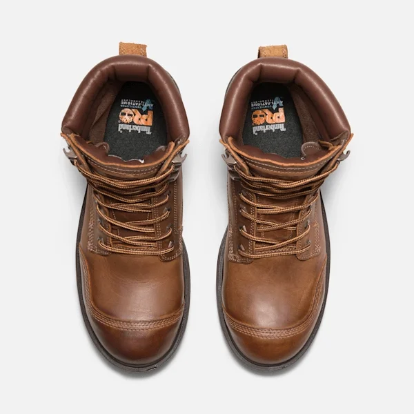 Botas de trabalho Whitman de 8 polegadas com biqueira composta para homem – Castanho Botas de trabalho Whitman de 8 polegadas com biqueira composta para homem – Castanho