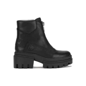 Botas Everleigh com fecho frontal “Preto Nubuck”