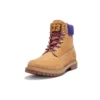 Botas Heritage com sola de copo de 15 cm “Nubuck Trigo com Roxo”