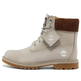 Botas Heritage de 15 cm, impermeáveis e de corte largo “Nubuck bege com camuflagem”