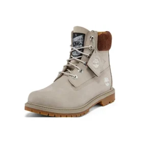 Botas Heritage de 15 cm, impermeáveis e de corte largo “Nubuck bege com camuflagem”