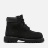 Botas impermeáveis de 15 cm para crianças – Nubuck preto Botas impermeáveis de 15 cm para crianças – Nubuck preto