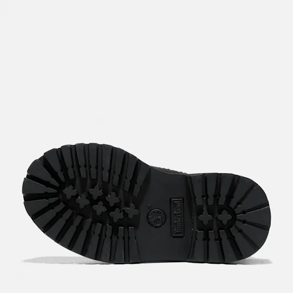 Botas impermeáveis de 15 cm para crianças – Nubuck preto Botas impermeáveis de 15 cm para crianças – Nubuck preto