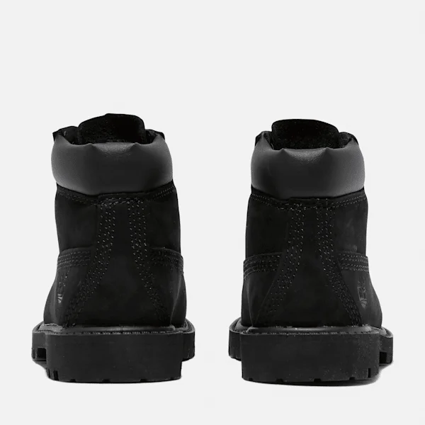 Botas impermeáveis de 15 cm para crianças – Nubuck preto Botas impermeáveis de 15 cm para crianças – Nubuck preto