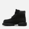 Botas impermeáveis de 15 cm para crianças – Nubuck preto Botas impermeáveis de 15 cm para crianças – Nubuck preto