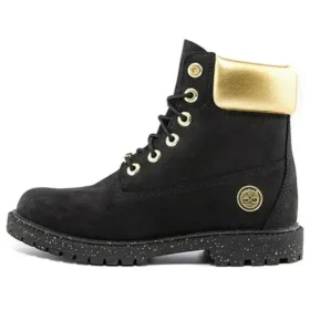 Botas impermeáveis Heritage 6-Inch Boot “Nubuck Preto com Dourado” Botas impermeáveis Heritage 6-Inch Boot “Nubuck Preto com Dourado”