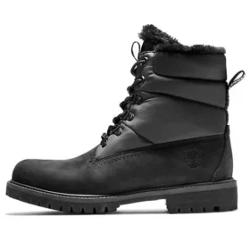 Botas impermeáveis Heritage 6-Inch Premium Puffer “Preto com Pele Preta” Botas impermeáveis Heritage 6-Inch Premium Puffer “Preto com Pele Preta”