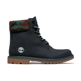Botas impermeáveis Heritage de 15 cm “Nubuck preto com camuflagem” Botas impermeáveis Heritage de 15 cm “Nubuck preto com camuflagem”