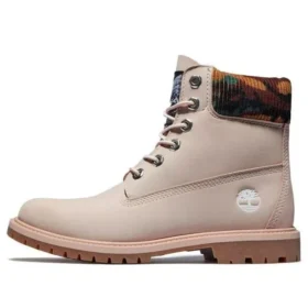 Botas impermeáveis Heritage de 15 cm “Nubuck rosa claro com camuflagem” Botas impermeáveis Heritage de 15 cm “Nubuck rosa claro com camuflagem”
