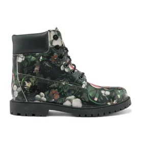 Botas impermeáveis Heritage de 6 polegadas “Nubuck floral preto” Botas impermeáveis Heritage de 6 polegadas “Nubuck floral preto”