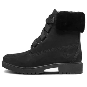 Botas impermeáveis Jayne de 15 cm “Nubuck preto com pele” Botas impermeáveis Jayne de 15 cm “Nubuck preto com pele”