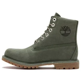 Botas impermeáveis Nellie de 15 cm “Nubuck Verde Escuro”