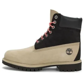 Botas impermeáveis Premium de 15 cm “Couro regenerativo preto e castanho”