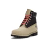 Botas impermeáveis Premium de 15 cm “Couro regenerativo preto e castanho”