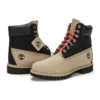 Botas impermeáveis Premium de 15 cm “Couro regenerativo preto e castanho”