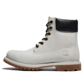 Botas impermeáveis premium de 15 cm «Nubuck cinzento claro»