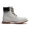 Botas impermeáveis premium de 15 cm «Nubuck cinzento claro»