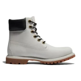 Botas impermeáveis premium de 15 cm «Nubuck cinzento claro»