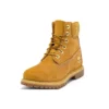 Botas impermeáveis premium de 15 cm “Nubuck Trigo com logótipo dourado”