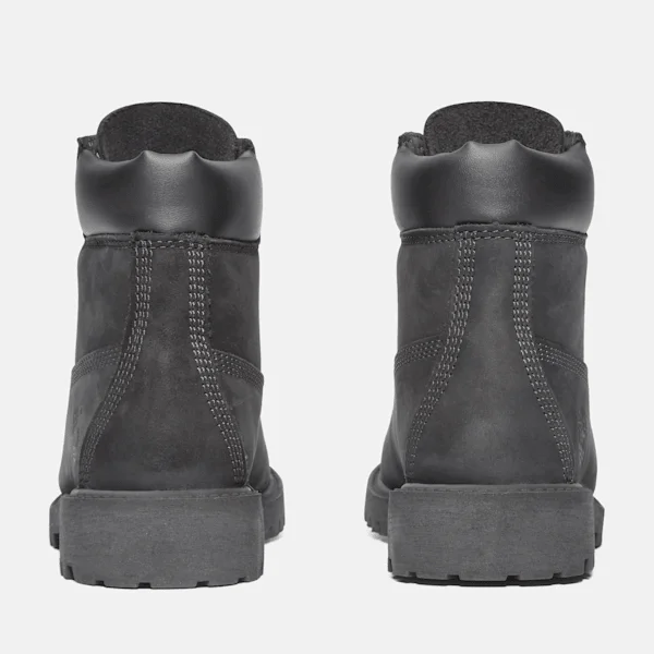 Botas Impermeáveis Premium de 15 cm para Jovens – Nubuck Preto Botas Impermeáveis Premium de 15 cm para Jovens – Nubuck Preto