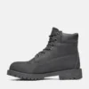 Botas Impermeáveis Premium de 15 cm para Jovens – Nubuck Preto Botas Impermeáveis Premium de 15 cm para Jovens – Nubuck Preto