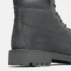 Botas Impermeáveis Premium de 15 cm para Jovens – Nubuck Preto Botas Impermeáveis Premium de 15 cm para Jovens – Nubuck Preto