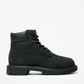 Botas Impermeáveis Premium de 15 cm para Jovens – Preto