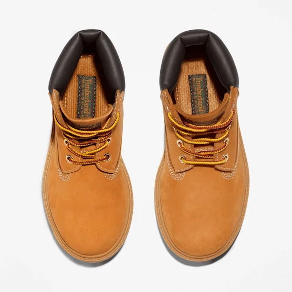 Botas impermeáveis Timberland® Classic de 15 cm para jovens – Trigo Botas impermeáveis Timberland® Classic de 15 cm para jovens – Trigo