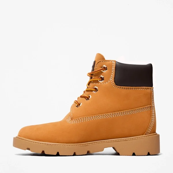 Botas impermeáveis Timberland® Classic de 15 cm para jovens – Trigo Botas impermeáveis Timberland® Classic de 15 cm para jovens – Trigo