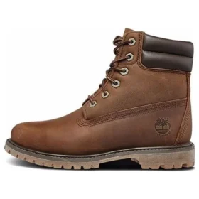 Botas impermeáveis Waterville de 15 cm com gola dupla “Nubuck Castanho”
