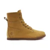 Botas Joslin de tamanho médio com fecho e corte largo “Trigo Nubuck”