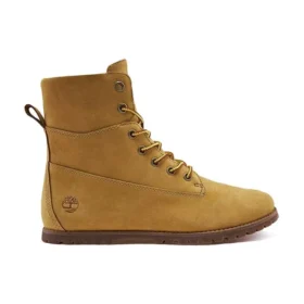 Botas Joslin de tamanho médio com fecho e corte largo “Trigo Nubuck”