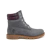 Botas Linden Woods de 15 cm, impermeáveis, “Cinza escuro e gola estampada”