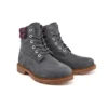 Botas Linden Woods de 15 cm, impermeáveis, “Cinza escuro e gola estampada”