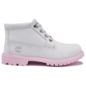 Botas Nellie Chukka Duplamente Impermeáveis para Mulher “Cinza Rosa”