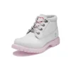 Botas Nellie Chukka Duplamente Impermeáveis para Mulher “Cinza Rosa”