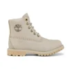 Botas Paninara sem gola, 15 cm de largura, impermeáveis “Nubuck cinzento claro”
