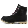 Botas Paninara sem gola, 15 cm de largura, impermeáveis “Nubuck Preto”