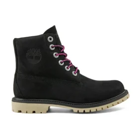 Botas Paninara sem gola, 15 cm de largura, impermeáveis “Nubuck Preto”