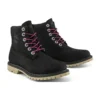 Botas Paninara sem gola, 15 cm de largura, impermeáveis “Nubuck Preto”