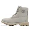 Botas Paninara sem gola de 15 cm impermeáveis “Nubuck cinzento claro”
