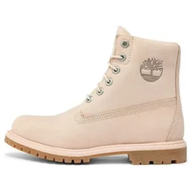 Botas Paninara sem gola de 15 cm à prova de água “Nubuck rosa claro”