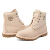 Botas Paninara sem gola de 15 cm à prova de água “Nubuck rosa claro”