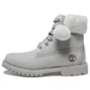 Botas Premium de 15 cm em pele de carneiro “Beige”