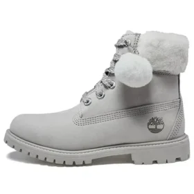 Botas Premium de 15 cm em pele de carneiro “Beige”