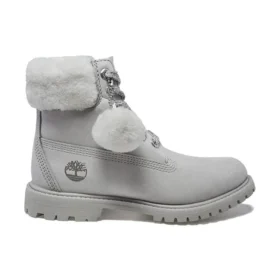 Botas Premium de 15 cm em pele de carneiro “Beige”