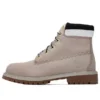Botas Premium Heritage Cupsole de 15 cm “Nubuck Cinza Claro”