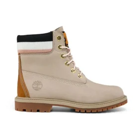 Botas Premium Heritage Cupsole de 15 cm “Nubuck Cinza Claro”
