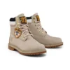Botas Premium Heritage Cupsole de 15 cm “Nubuck Cinza Claro”