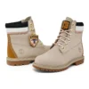 Botas Premium Heritage Cupsole de 15 cm “Nubuck Cinza Claro”